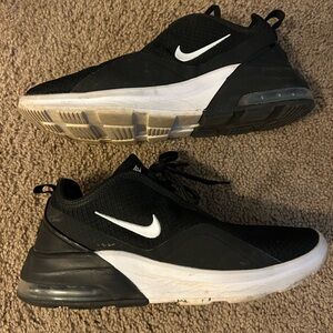 Nike Men's Black and White Athletic Shoes Nike Air